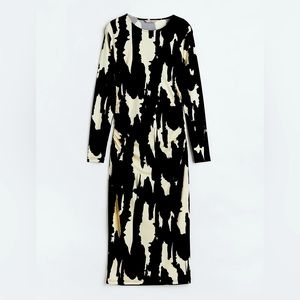 H&M Gathered Bodycon Dress in Small